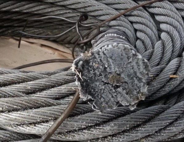 Канат стальной двойной круглопрядный левой свивки ВК ТЛК-О 11,5 мм ГОСТ 3079-80 фото