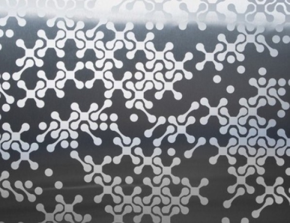 Лист нержавеющий декоративный узорный U7 AISI 304 1 мм 1 фото