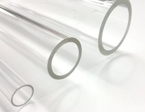 Оргстекло труба круглая прозрачная PLEXIGLAS 5х400х2000 мм фото