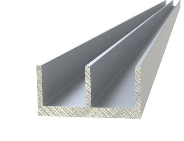 Профиль алюминиевый равнополочный прессованный Ш-образный АД1 28,5х16х1 мм ГОСТ 13623-90 фото