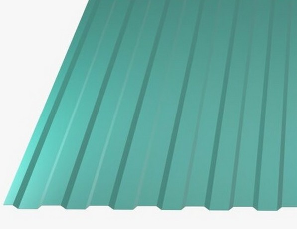 Профнастил стальной стеновой односторонний плоский гладкий рубиново-красный С10 0,4х10х1100х1160 мм ТУ 26.61.12-005-21469636-2019 фото