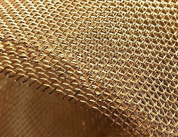 Сетка бронзовая тканая БрОФ6,5-4 0,045х0,045х0,036 мм ГОСТ 6613-86 фото